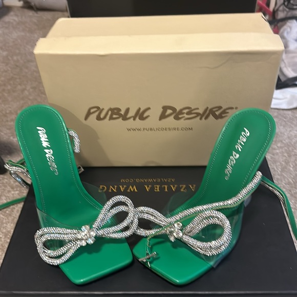 Public desire shoes ankle wrap up, Not leather sole - Picture 5 of 5